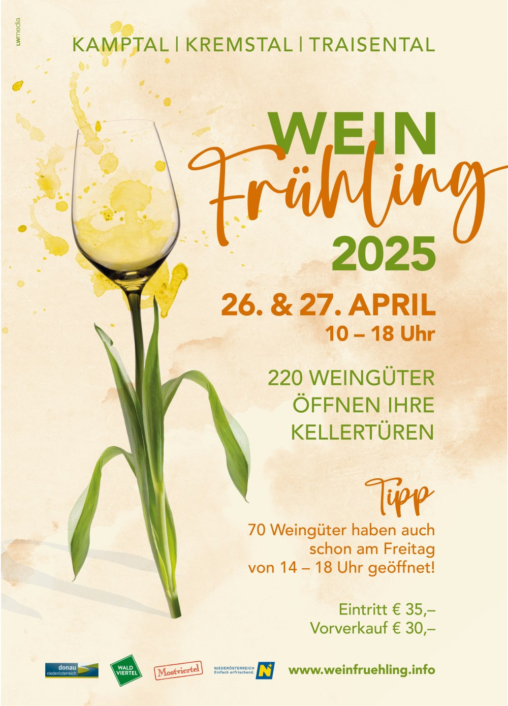 Plakat Weinfrühling 2025